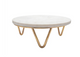 Marble & Brass V-Base Cake Plate 